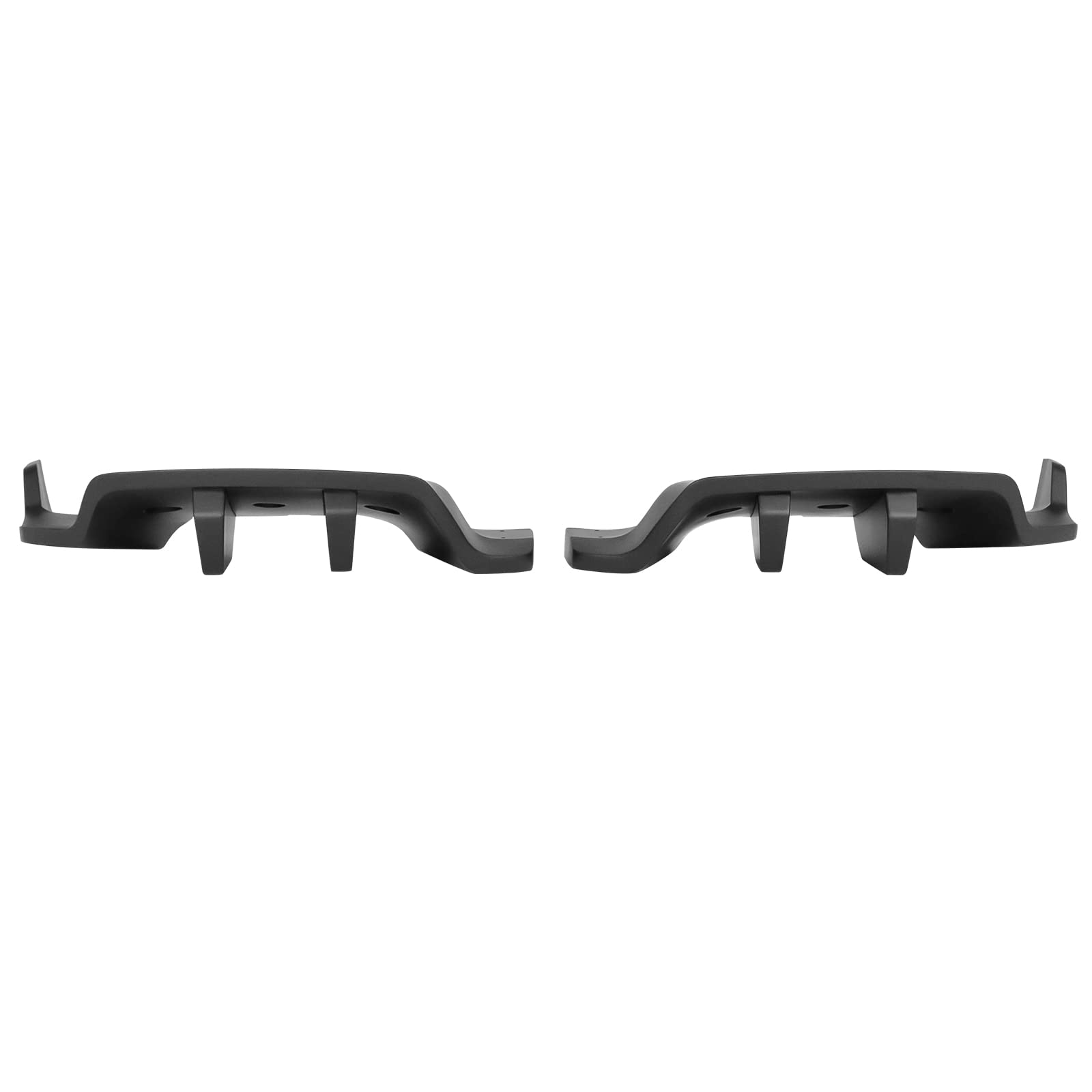 IKON MOTORSPORTS Rear Bumper Diffuser for 2014-2019 Chevy Corvette C7 Stingray - ABS Primer Black Body Kit (2PCS) - Enhances Aerodynamics & Sporty Look - Perfect for Racing & Car Shows
