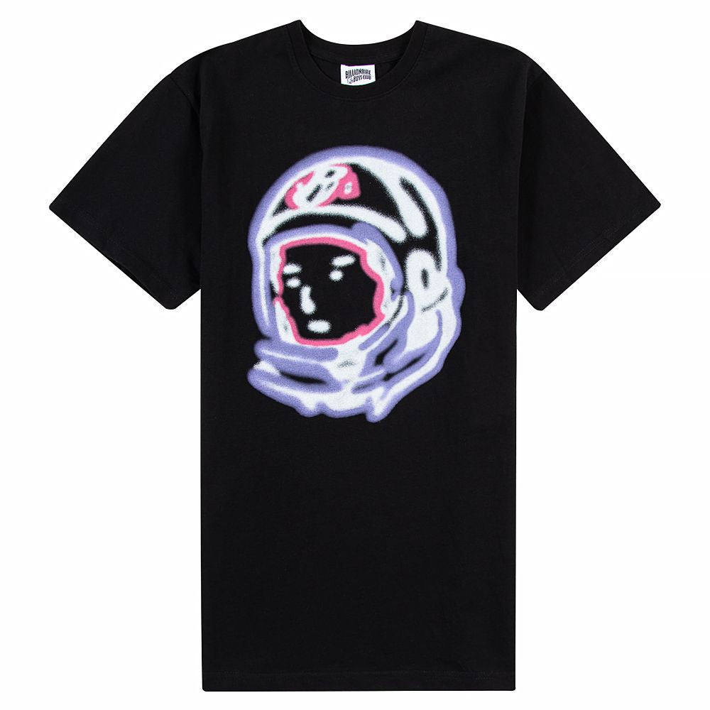 Astro Helmet Graphic T-Shirt for Men & Women - Black Cotton Tee - Space Themed Casual Wear for Street Style & Everyday Outfits