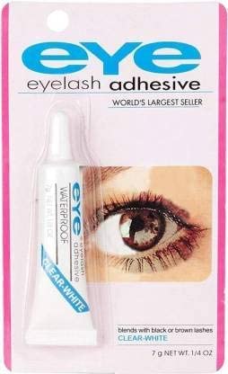 Waterproof Clear False Eyelash Glue - Strong Hold Eyelash Extension Adhesive for Long-Lasting Makeup | Perfect for Daily Wear, Special Occasions & Professional Use