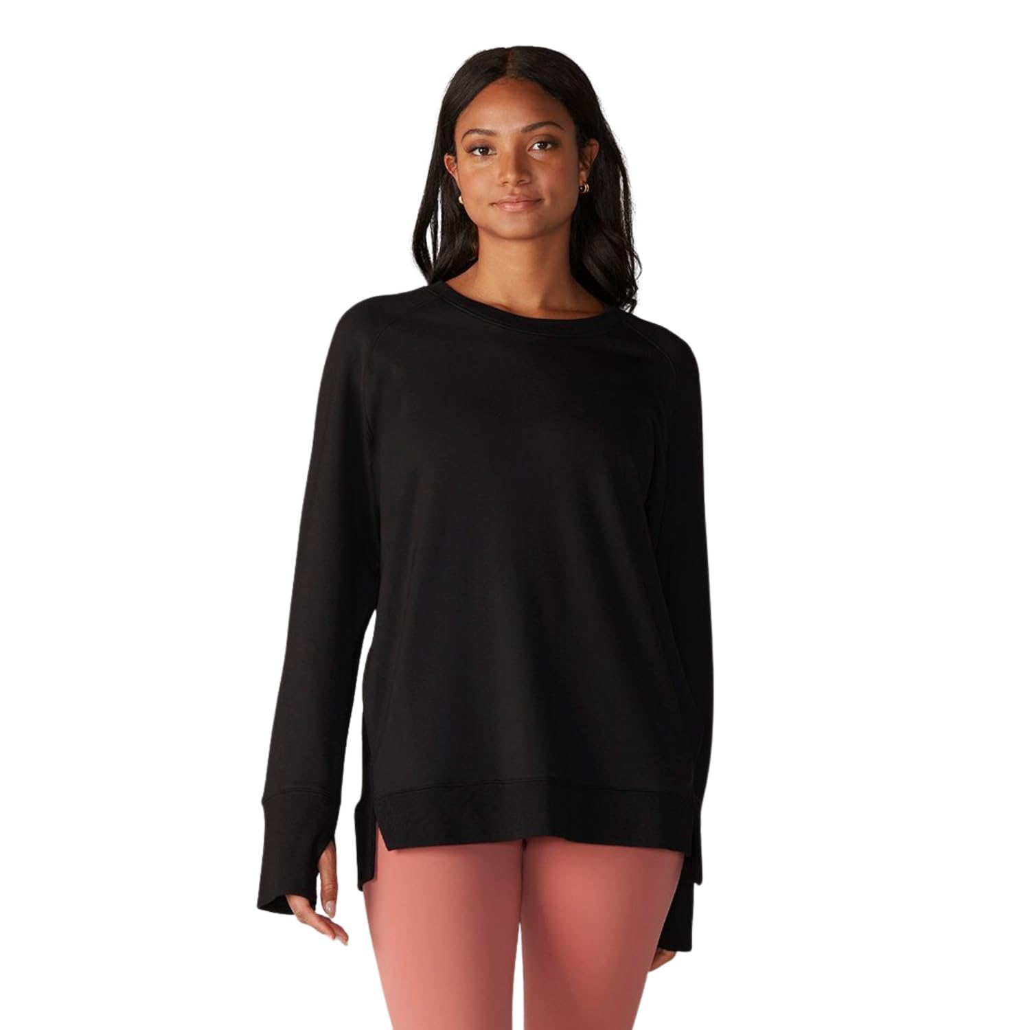 Tavi Women's Cozy Fleece Pullover Sweatshirt - Soft Long Sleeve Oversized Sweater with Kangaroo Pocket | Casual Loungewear, Winter Layering & Coffee Date Outfit
