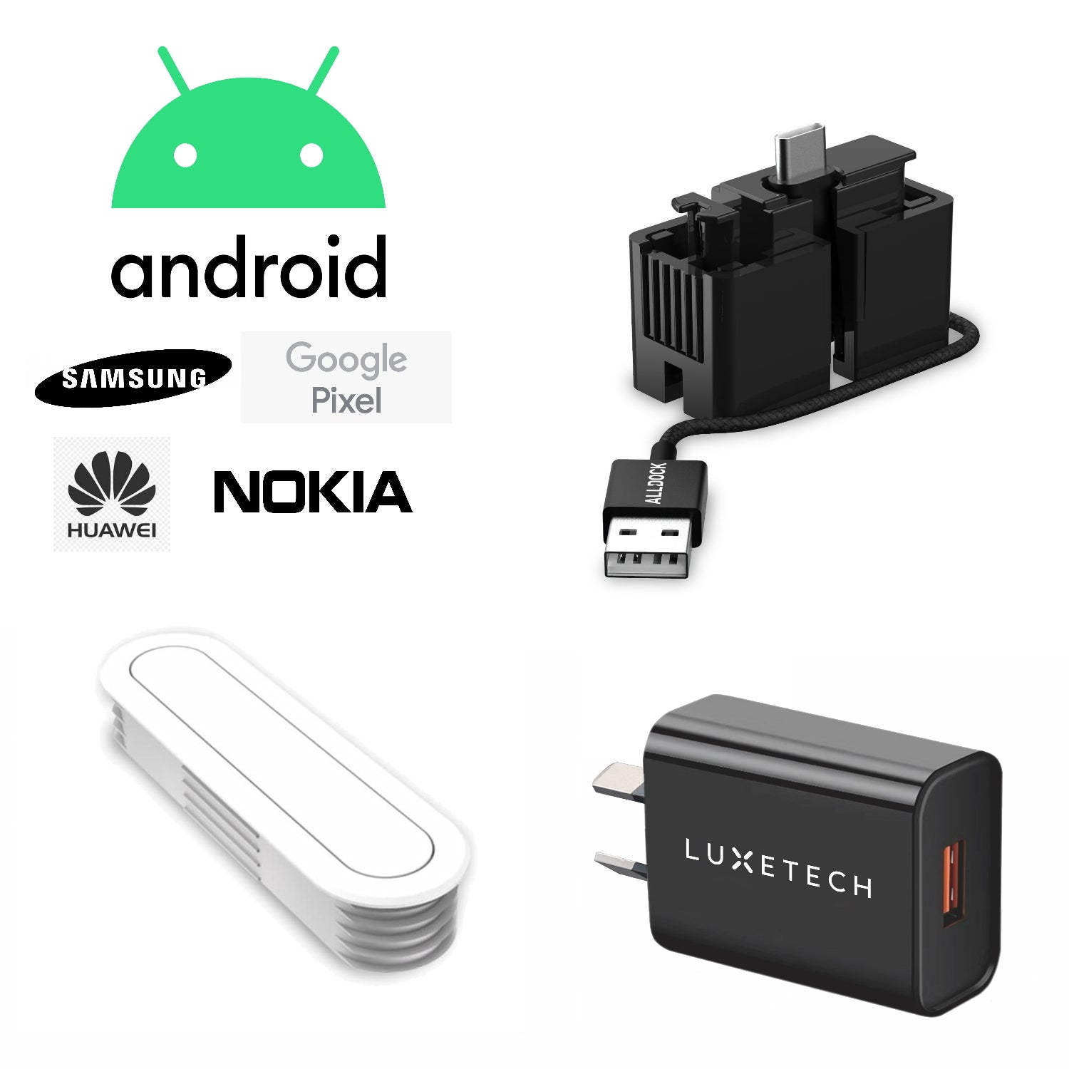INTEGRATE Single Android Phone in White - Sleek & Stylish Smartphone for Work, Travel & Everyday Use