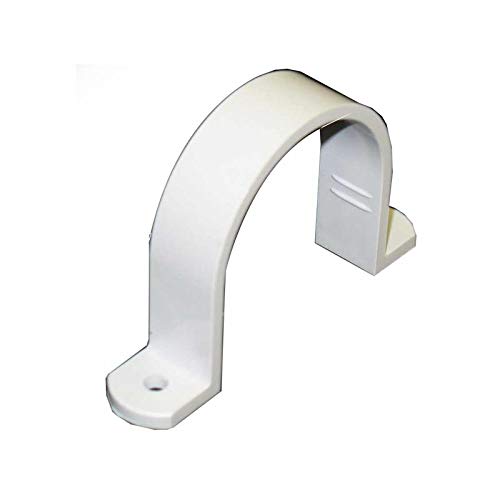 Replacement White Pipe Strap for Built-In Vacuum Cleaner - Perfect for Home Cleaning