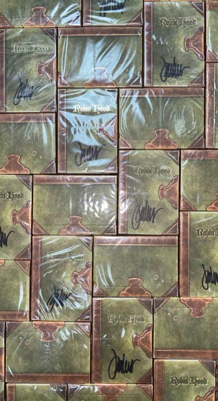 Robin Hood Themed Collectible Playing Cards - Signed Edition | Perfect for Card Games, Magic Tricks & Gift Giving