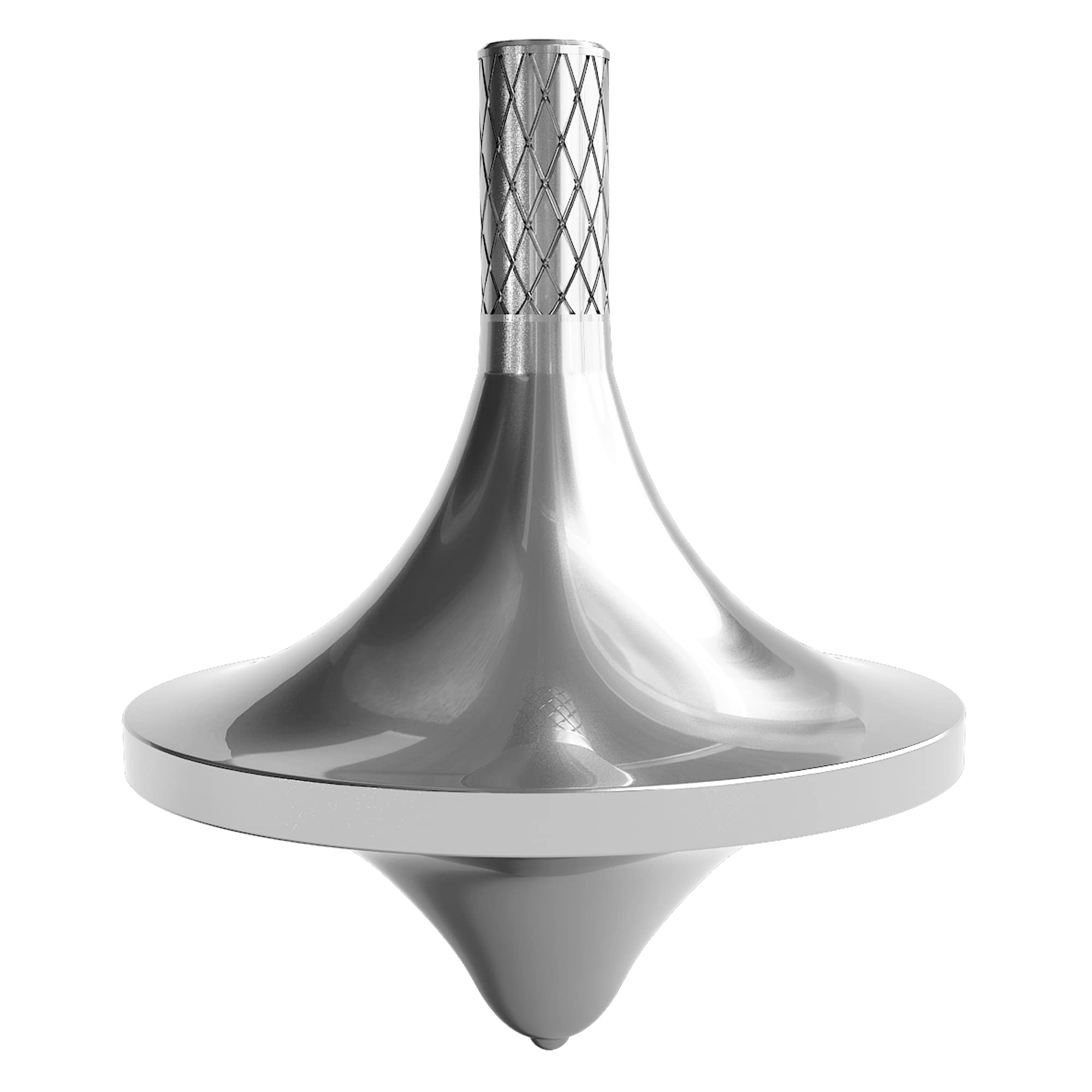 Premium Metal Spinning Top - High Precision Gyro Toy for Stress Relief & Focus (Silver, Gold, Black) - Perfect for Office Desk, Classroom & Fidget Toy Collection