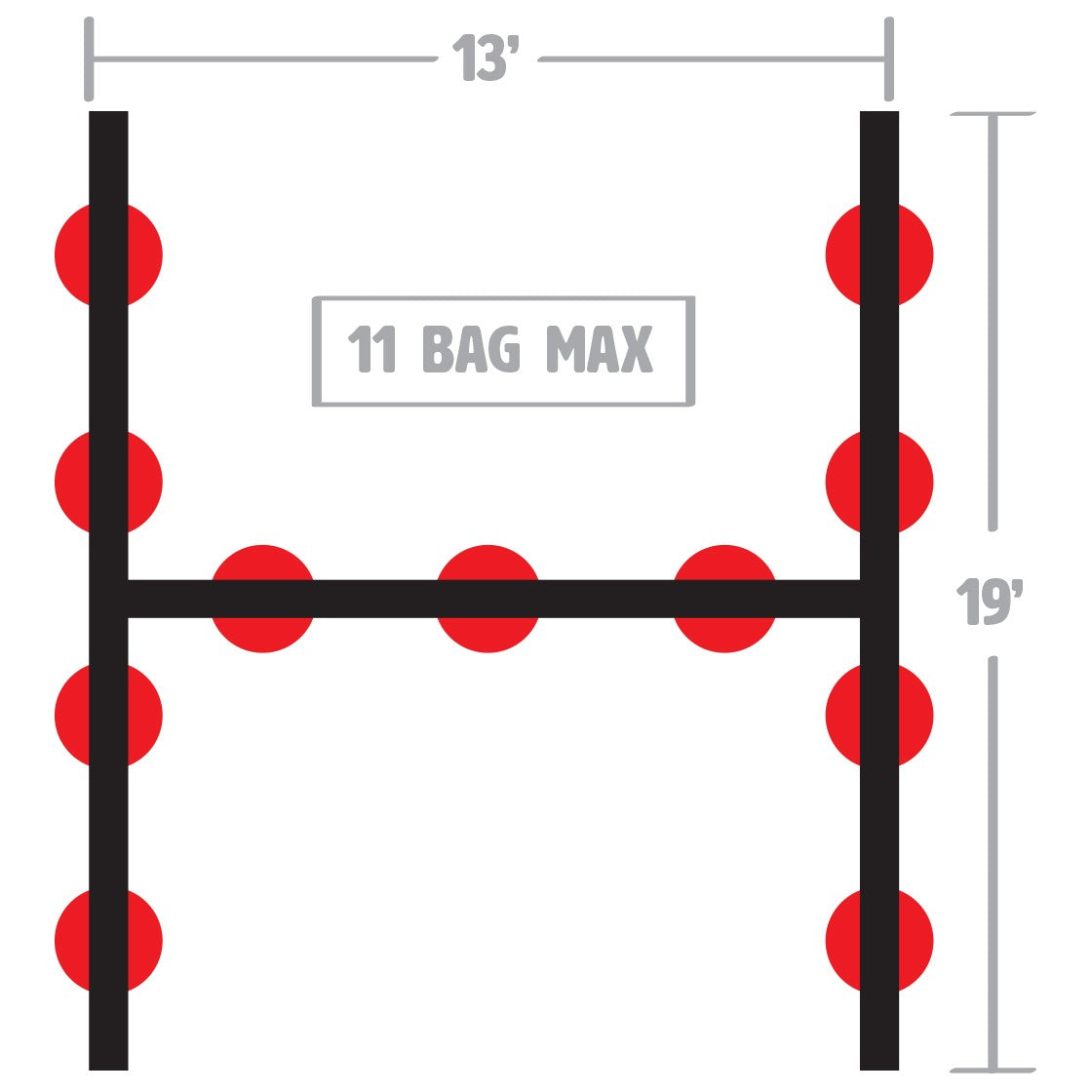 Ringside Gym Stand - Heavy Duty Boxing Equipment Stand for Punching Bags & Training Gear | Perfect for Home Gyms, Boxing Clubs & Martial Arts Studios