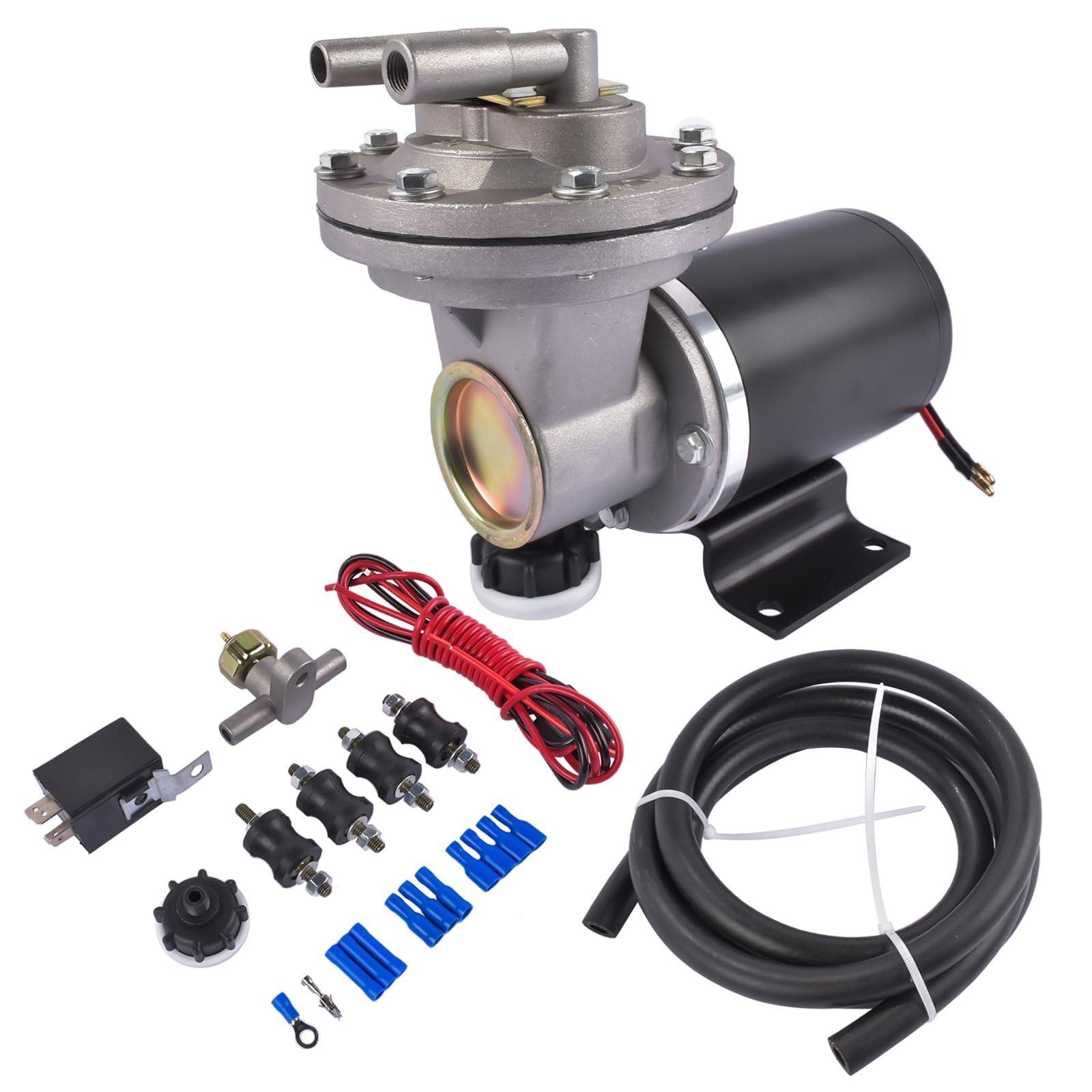 12V Electric Vacuum Pump Kit for Car Brake System - 18