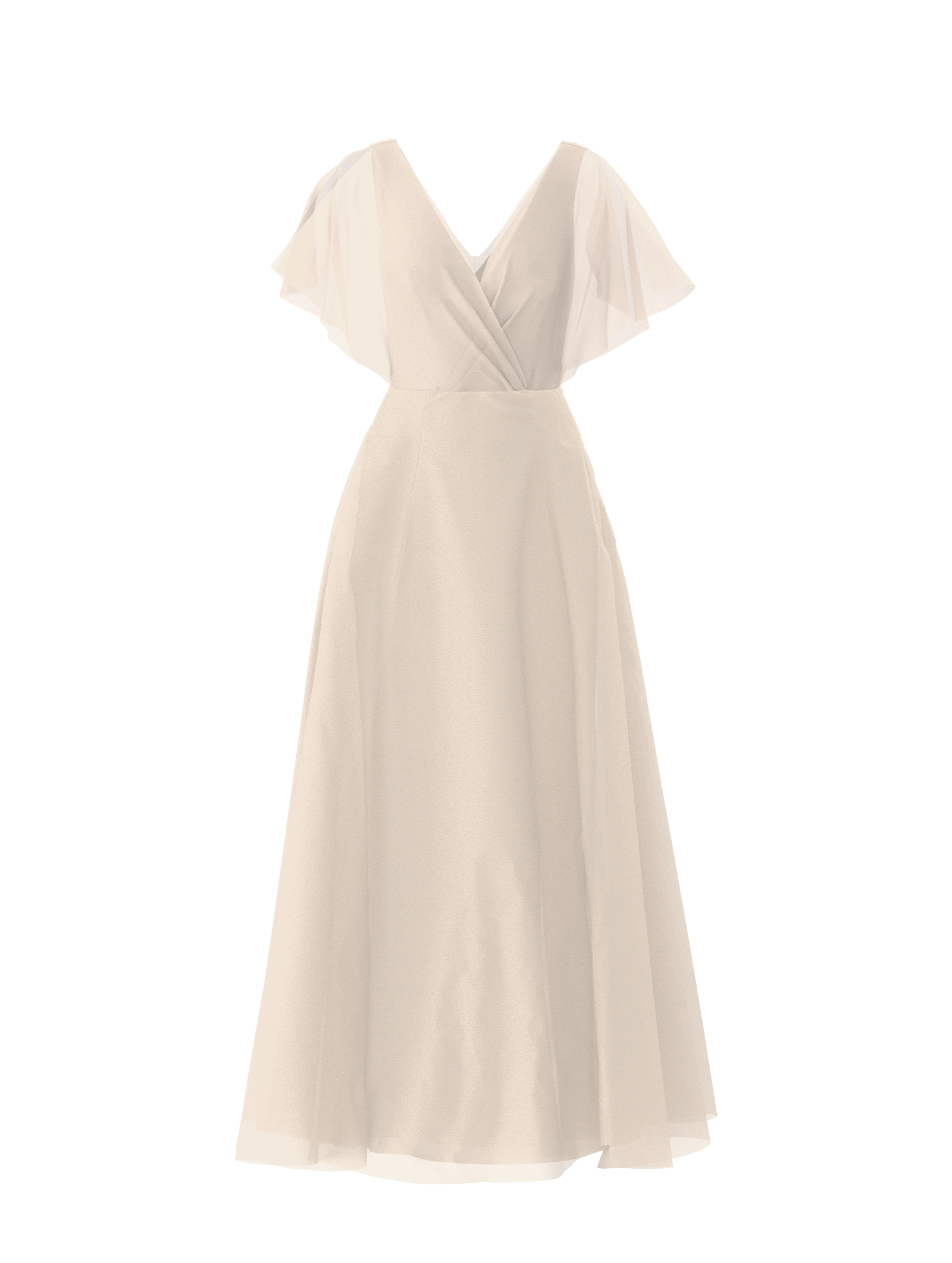 Elegant Ava Bodice & Cerisa Skirt Set in Cream - Perfect for Weddings, Parties, and Formal Events