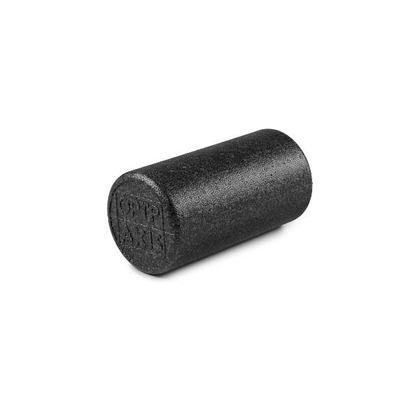 OPTP Black AXIS® Firm Foam Roller 12 Inch - High Density Muscle Recovery Tool for Physical Therapy, Yoga & Fitness Training