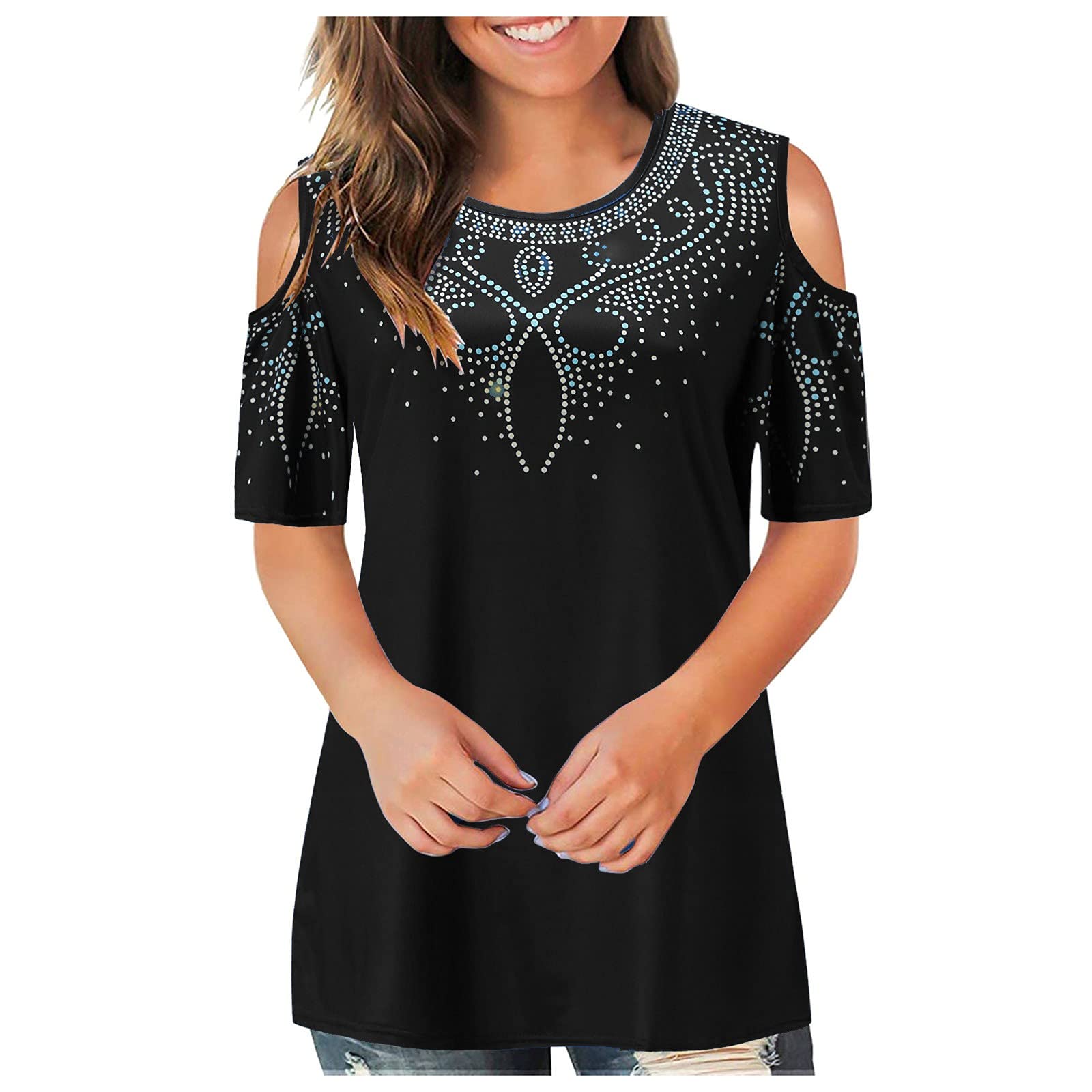 Women's Flowy Blouse - Casual Fashion Shirt Tops for Ladies | Perfect for Summer Outfits, Office Wear & Weekend Brunch
