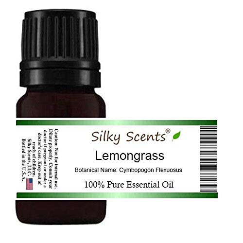 100% Pure Natural Lemongrass Essential Oil (Cymbopogon Flexuosus) - 15ml Therapeutic Grade for Aromatherapy, Massage & Stress Relief