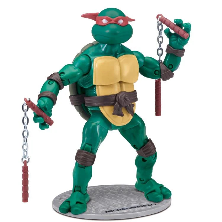 Teenage Mutant Ninja Turtles Ninja Elite Series Michelangelo Action Figure - PX Previews Exclusive Collectible Toy for TMNT Fans | Perfect for Display, Gifts, and Comic Book Collections