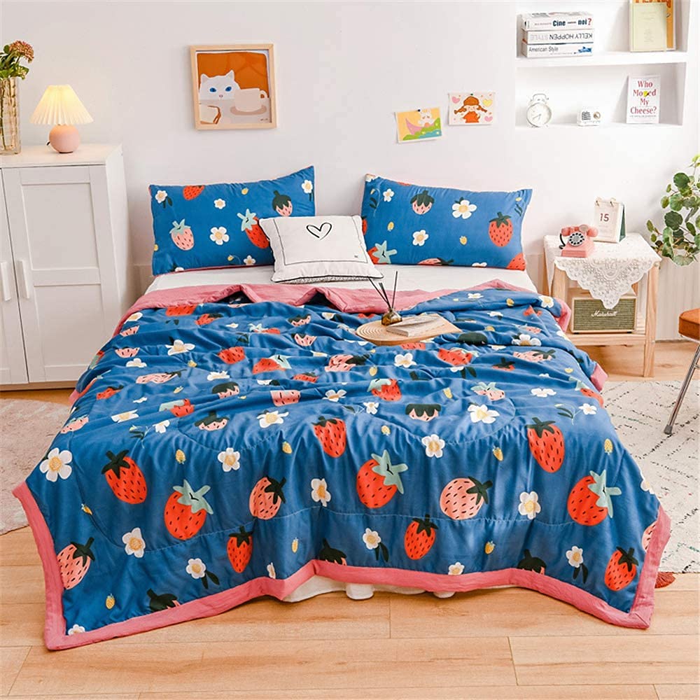 Queen/King/Full Size Lightweight Comforter Set - Modern Geometric Farmhouse Design, Summer Print Bedding for Cool Comfort | Perfect for Guest Rooms, Dormitories & Airbnbs (150x200cm, Gray)