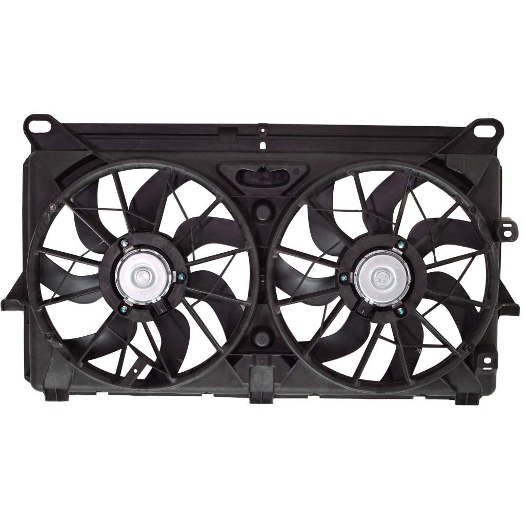 Chevy Suburban 1500 Radiator Fan 2007-2014 - Dual Fan Replacement Part GM3115211 15780790 - Compatible with Chevy Suburban 1500 for Engine Cooling System