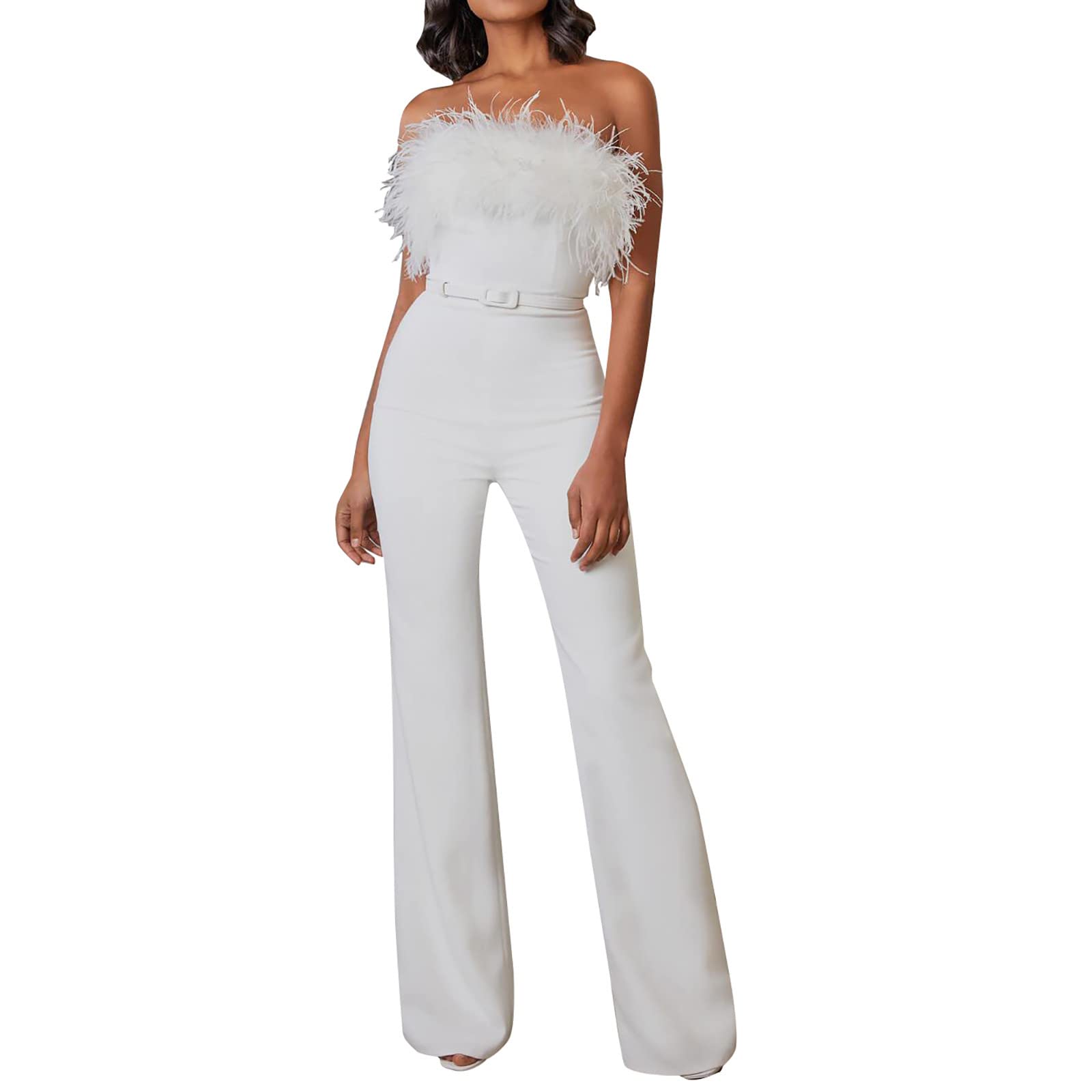 Posijego Women's Chiffon Jumpsuit - Casual Tunic Romper Overalls for Summer | Perfect for Beach, Vacation & Everyday Wear