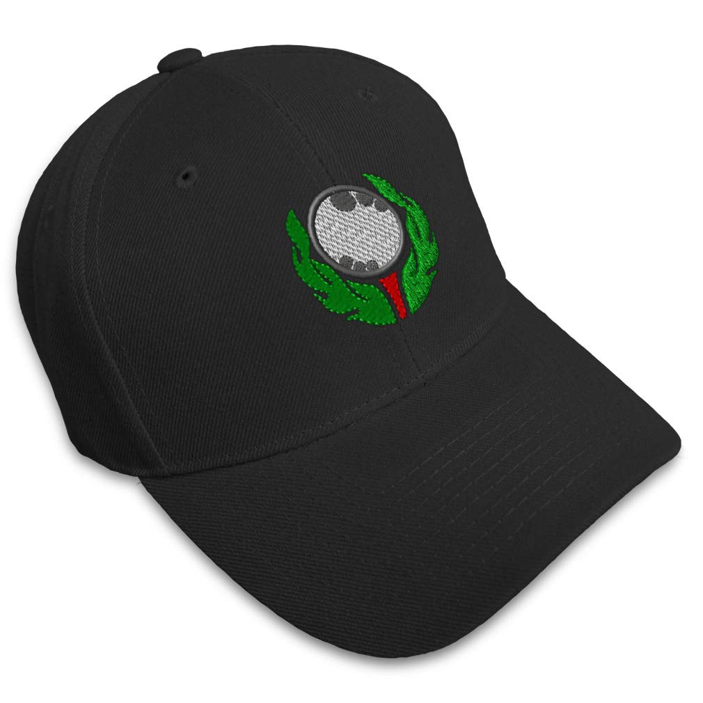 Custom Embroidered Baseball Cap with Golf Ball Logo - Adjustable Dad Hat for Men & Women | Perfect for Golf, Sports & Casual Wear