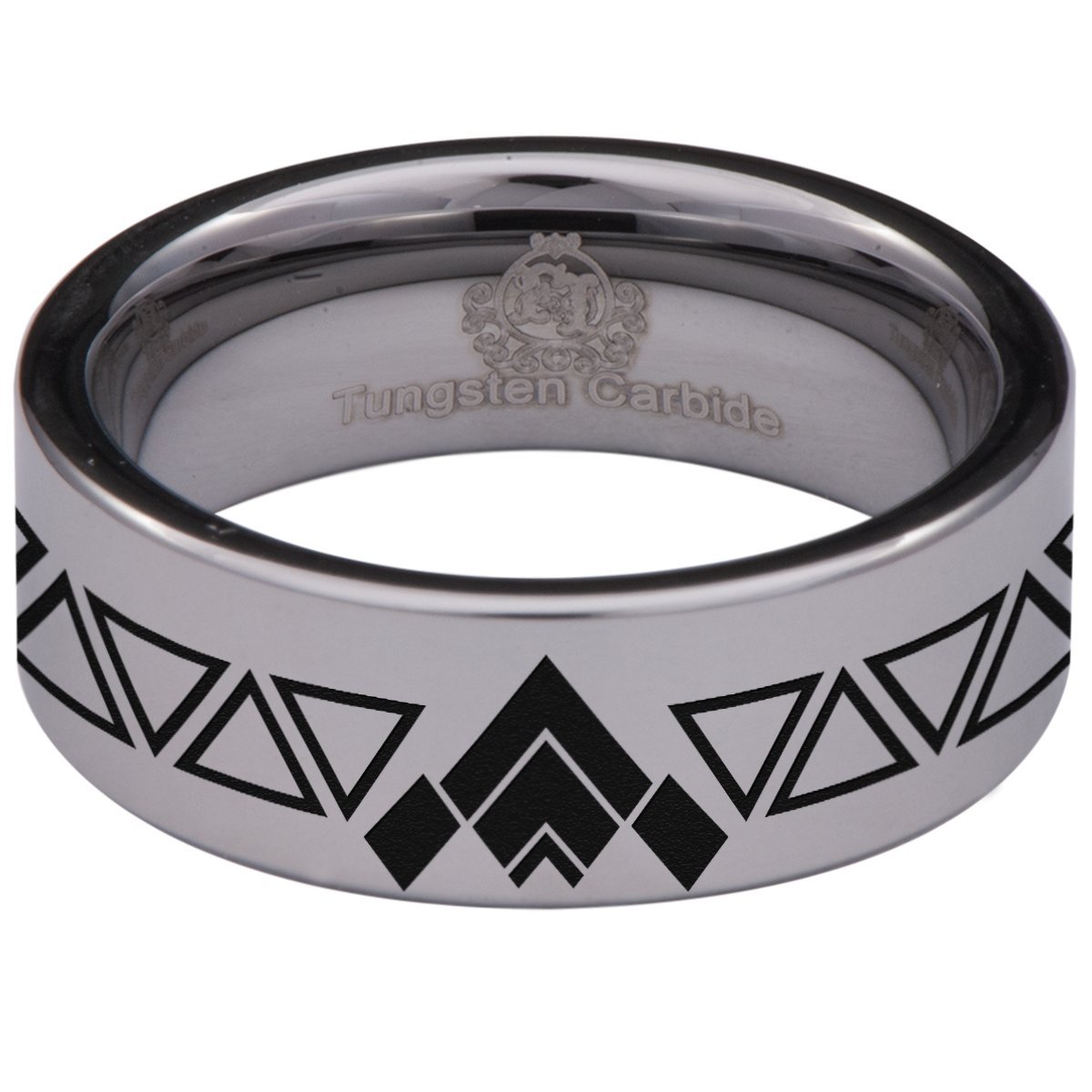 Tungsten Carbide Wedding Band Ring for Men & Women - 8mm Comfort Fit Anniversary Ring - Hypoallergenic & Scratch Resistant - Perfect for Engagements, Weddings, and Special Occasions