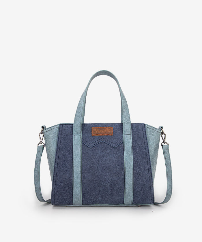 Wrangler Color Block Western Tote Bag for Women - Stylish Cowgirl Purse with Multiple Pockets | Perfect for Rodeo, Travel & Everyday Use