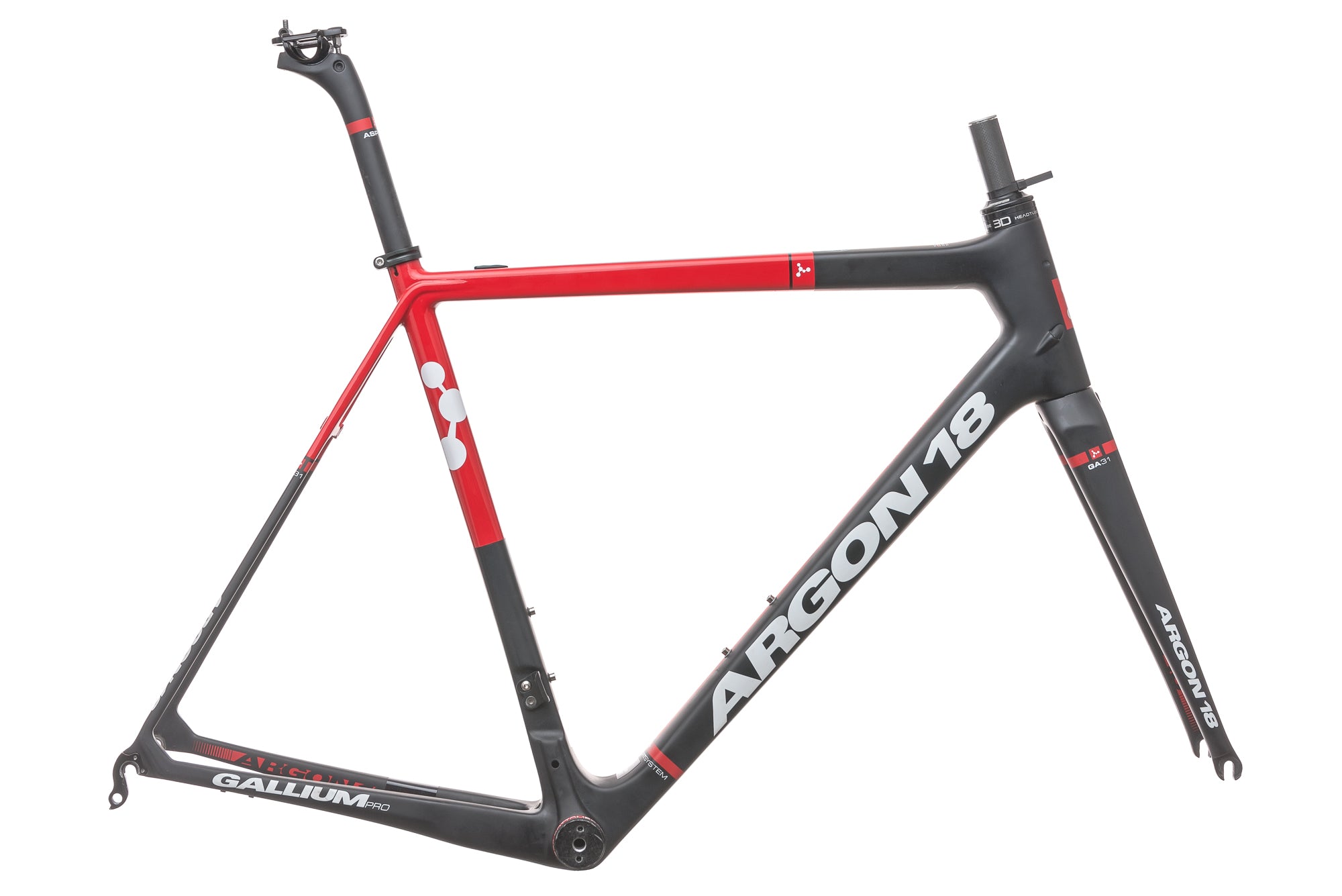 Argon 18 Gallium Pro Large Carbon Road Bike Frameset 2014 - Lightweight & Aerodynamic for Competitive Racing & Endurance Rides