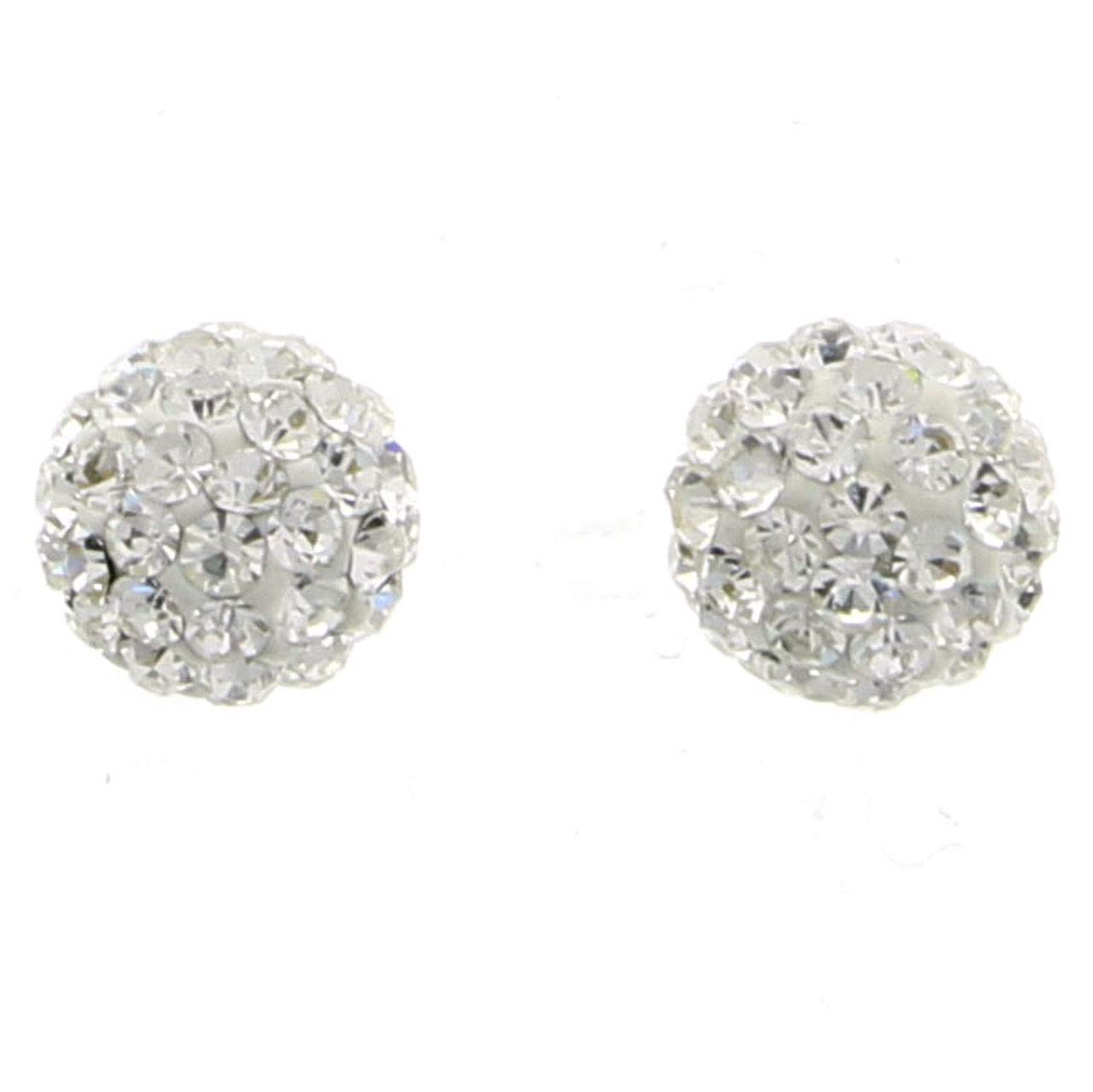 Mi Amore 925 Sterling Silver Stud Earrings for Women - Hypoallergenic Cubic Zirconia Earrings for Daily Wear, Gift Giving & Special Occasions