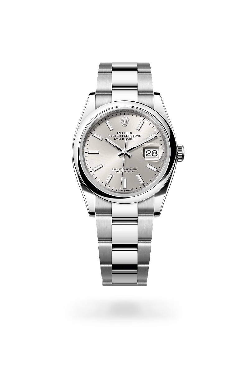 Rolex Datejust 36 Watch - Oystersteel Case, M126200-0002 | Luxury Men's Timepiece for Business & Formal Occasions | Richter & Phillips Jewelers