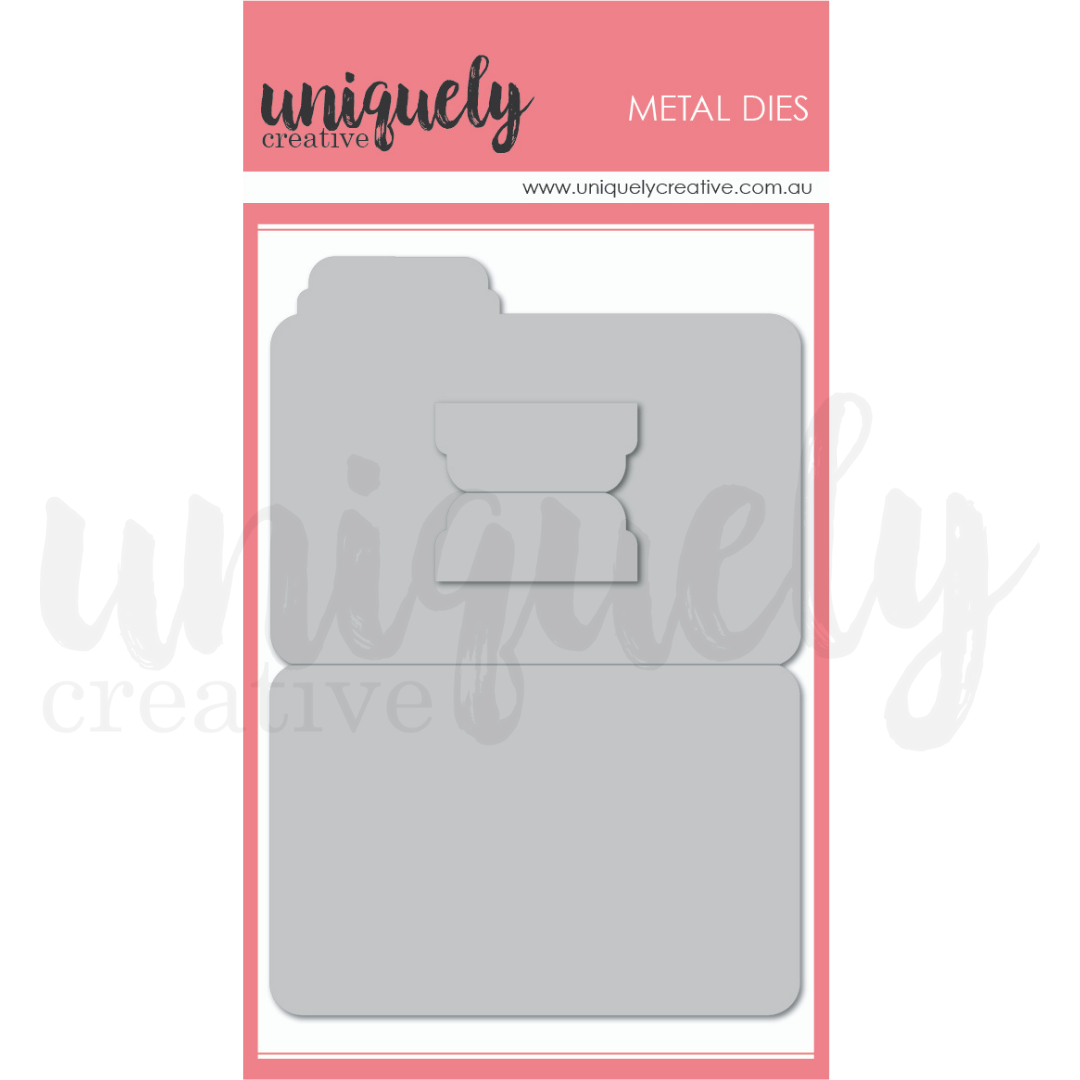 File Folder Die - Premium Quality Cutting Die for Scrapbooking, Card Making & DIY Crafts - Perfect for Home, Office & School Projects