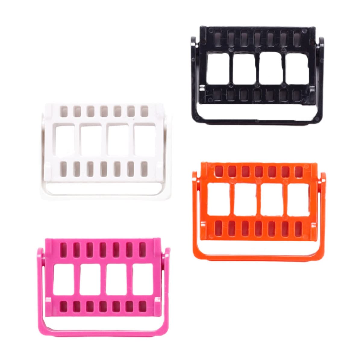 4-Piece Manicure Tools Set - Nail Drill Bit Organizer, Holder Stand & Display Box for Professional Nail Art - Perfect for Salons, Home Use & Travel