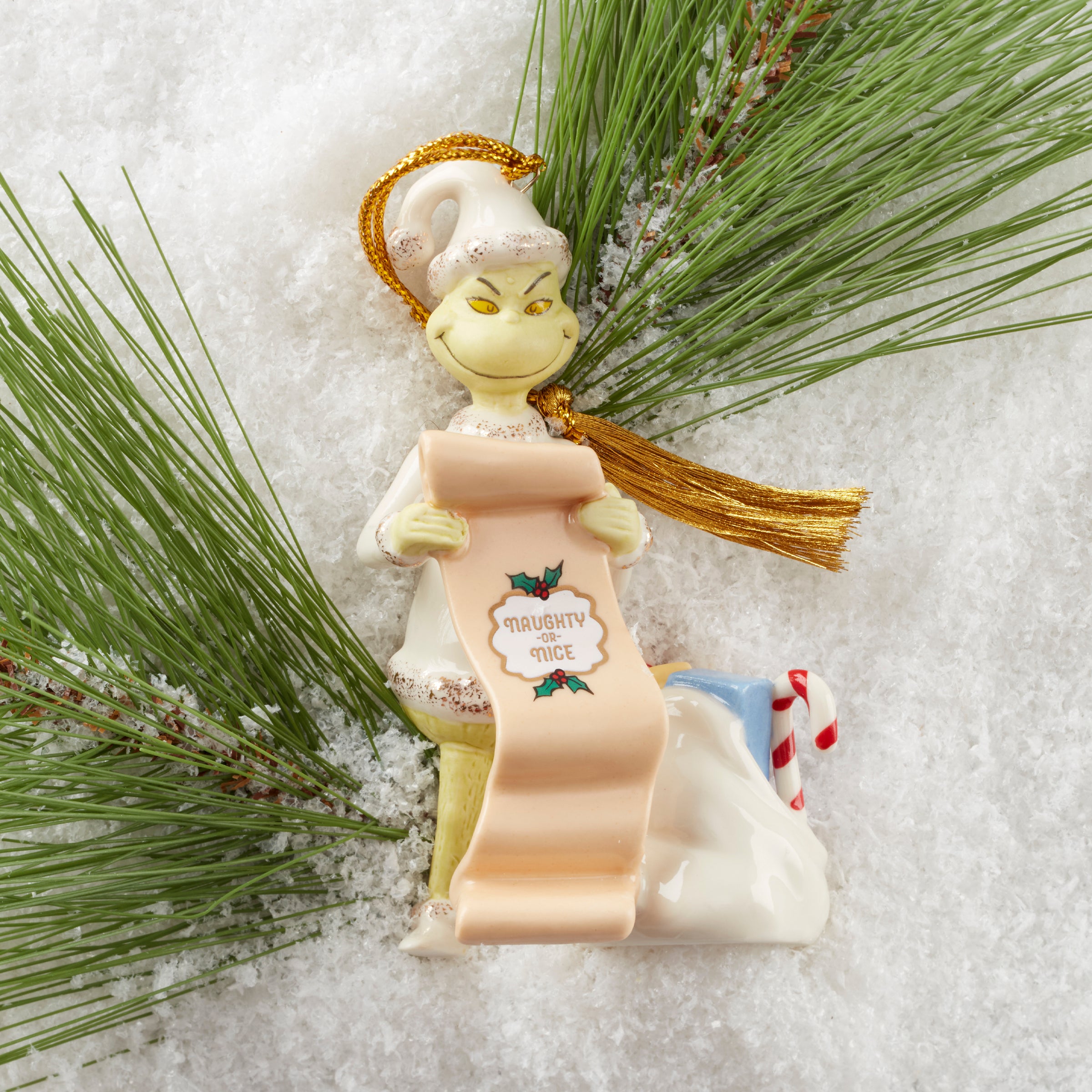 The Grinch's List Christmas Ornament - Festive Holiday Decoration for Tree, Home & Gifts