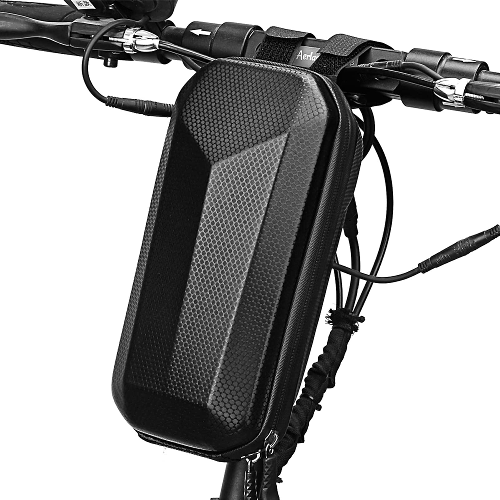 Waterproof Hard Shell EVA Scooter Handlebar Bag - Durable Storage for Folding Bikes & Electric Scooters - Perfect for Commuting, Travel & Outdoor Adventures