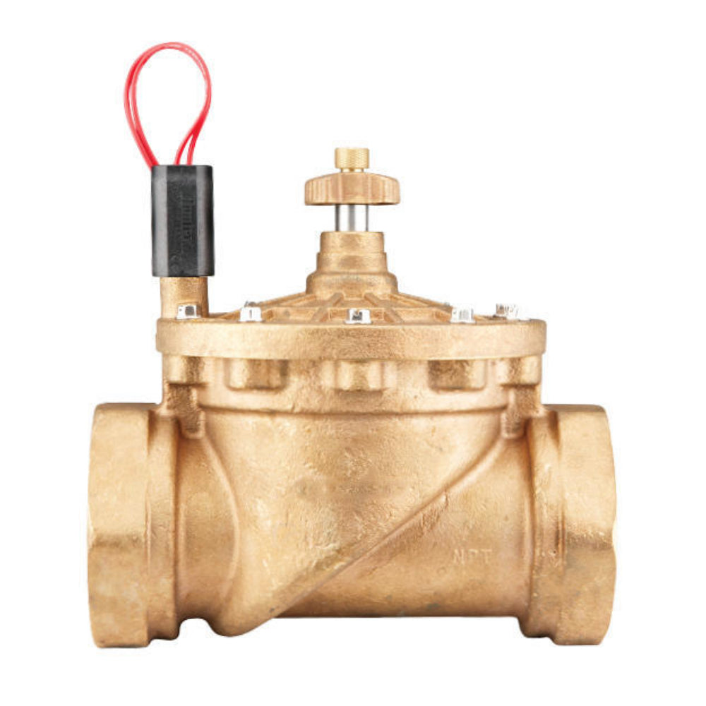 Hunter IBV301GFS 3-Inch Brass Globe Valve with Filter Sentry - Ideal for Water Supply, Irrigation Systems, and Industrial Plumbing Applications