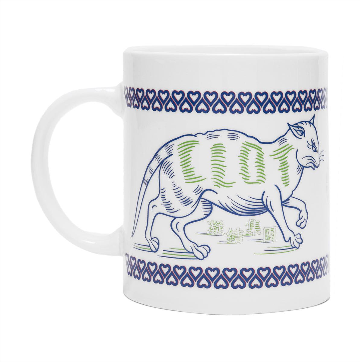 Clot Cat Coffee Mug - White Ceramic Cup with Cute Cat Design - Perfect for Tea, Coffee & Hot Drinks at Home or Office