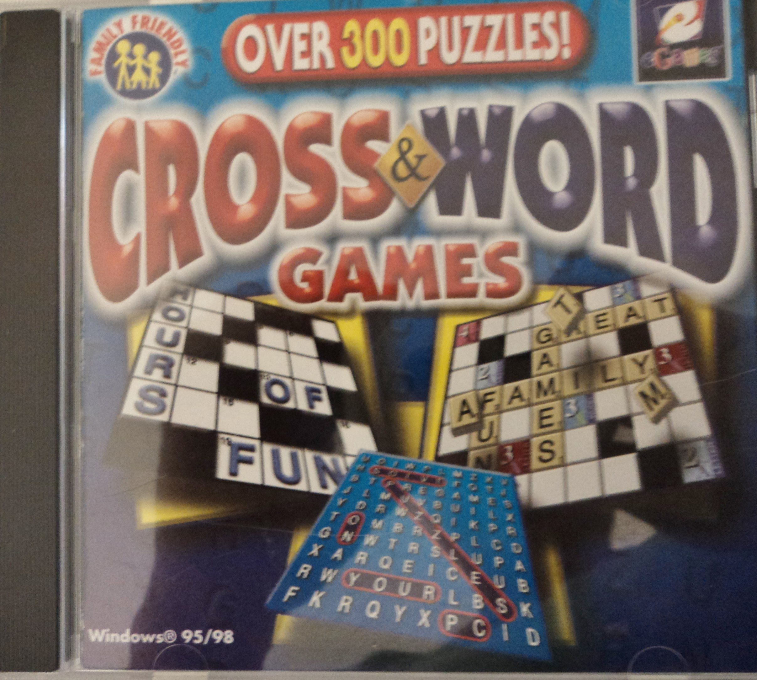Fun Crosswords & Word Games for Adults - Brain Teaser Puzzles for Travel, Parties & Family Game Night
