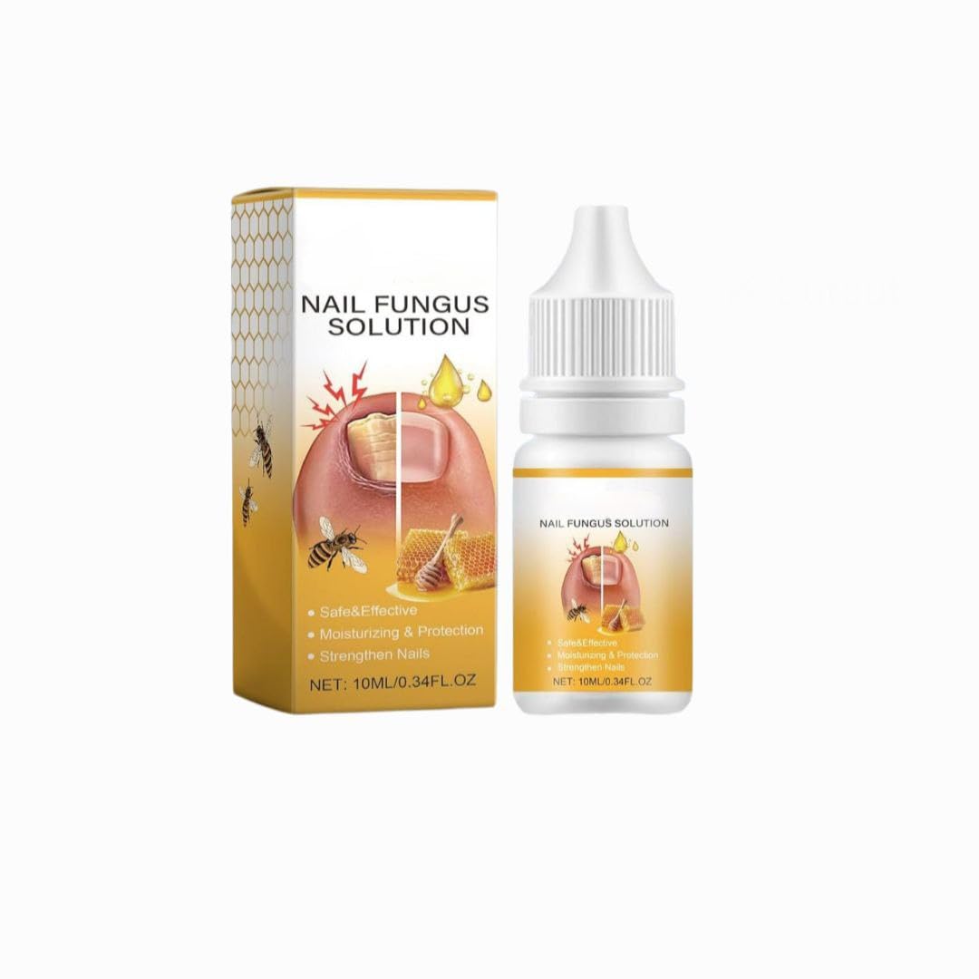 RIDOY Bee Venom Nail Soothing Solution & Serum for Nail Growth & Repair - Treats Thick, Broken & Discolored Nails, Restores Healthy Nails - Perfect for Manicures, Pedicures & Nail Care Routines