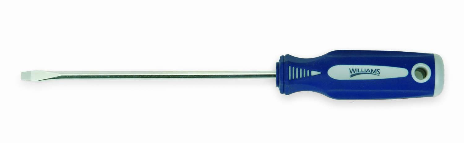 Williams 24237 5/16X6-Inch Round Slot Screwdriver - Professional Grade Tool for Woodworking, Electronics & Home Repairs