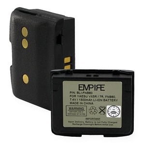 Yaesu VX-5R Rechargeable Battery Pack - High Capacity Li-ion Replacement Battery for Yaesu VX-5R/VX-5RE/VX-5RB Radios - Perfect for Ham Radio, Emergency Communication & Outdoor Adventures