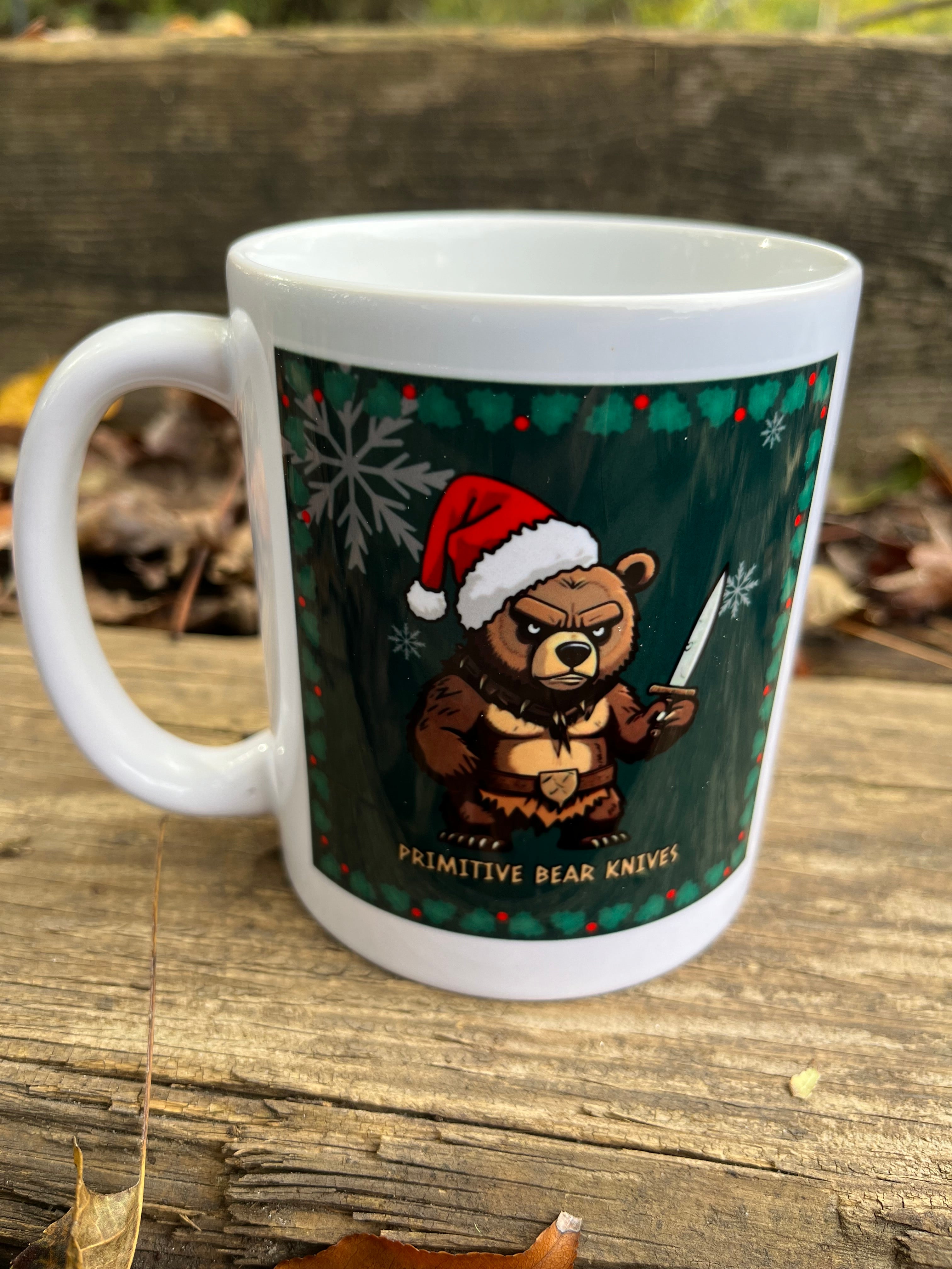 Christmas Coffee Mug - Insulated Ceramic Travel Tumbler with Lid - Perfect for Holiday Gifts, Office Use & Winter Hot Drinks