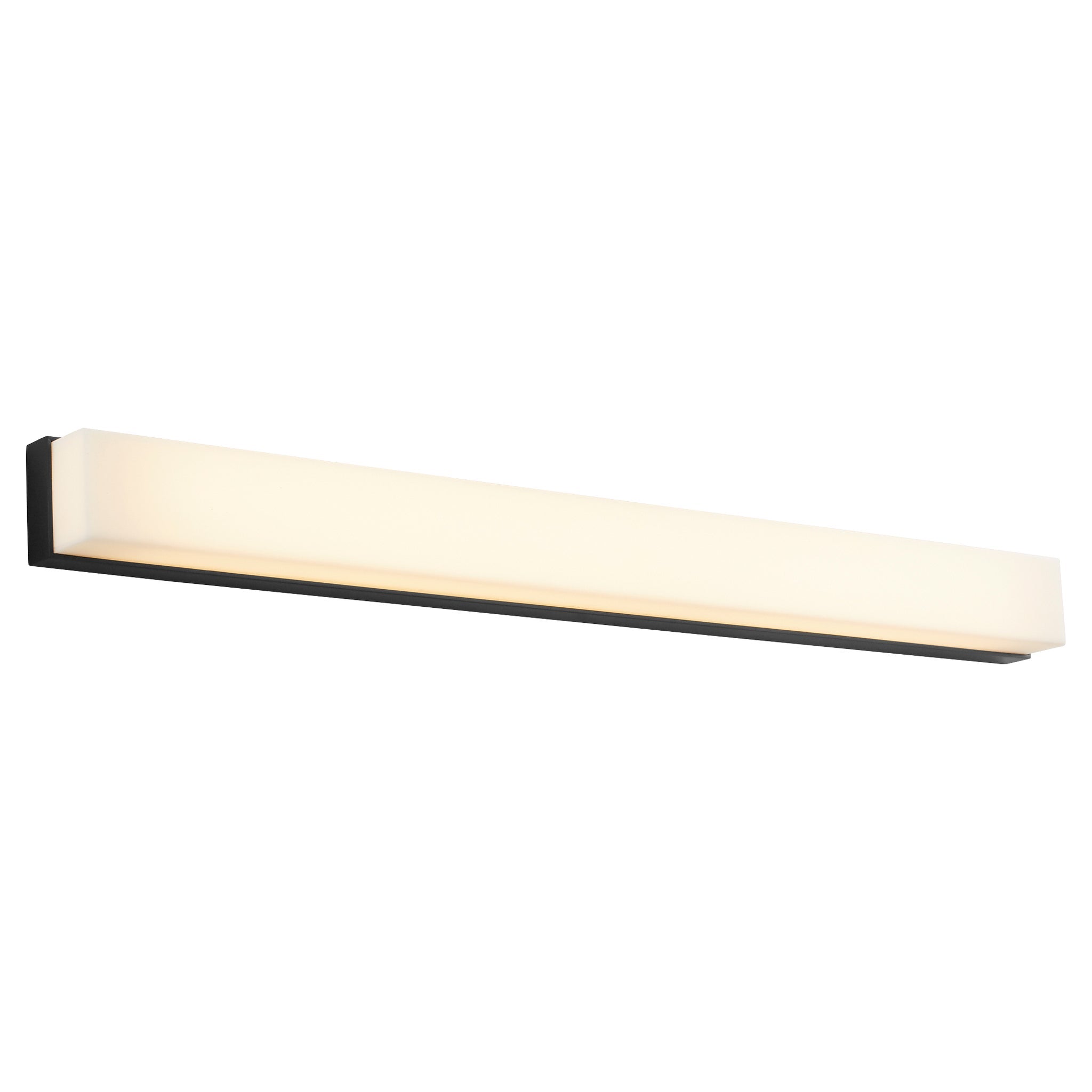Oxygen ADAGIO 3 571 15 Vanity Light Fixture 26 Inch - Black & Matte White Bathroom Lighting for Modern Home Decor | Perfect for Bathroom Vanity, Dressing Room, and Makeup Area