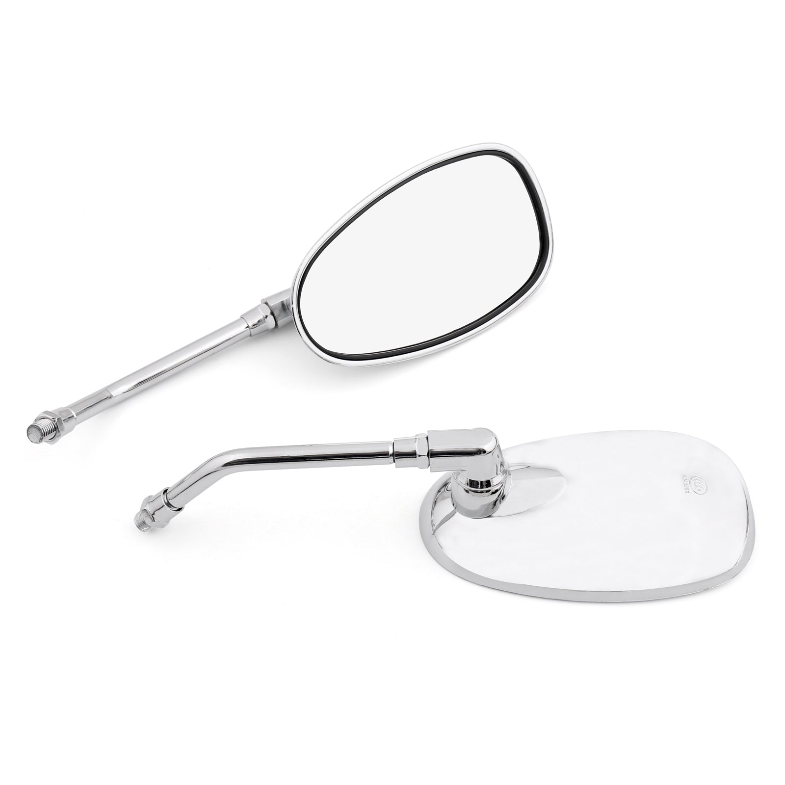10mm Universal Motorcycle Rear View Mirrors - Compatible with Yamaha XV1100, XV535, XV750, SR125, SR185, SR250 & SRX600 - Durable Bike Side Mirrors for Enhanced Road Safety - Perfect for Cruiser, Touring & Street Motorcycles