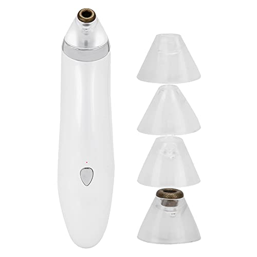 Vacuum Pore Cleaner for Blackhead Removal - 4 Suction Heads Acne Treatment Device, Simple Design & Comfortable Skin Care Tool | Perfect for Facial Cleansing, Acne Treatment & Blackhead Extraction at Home