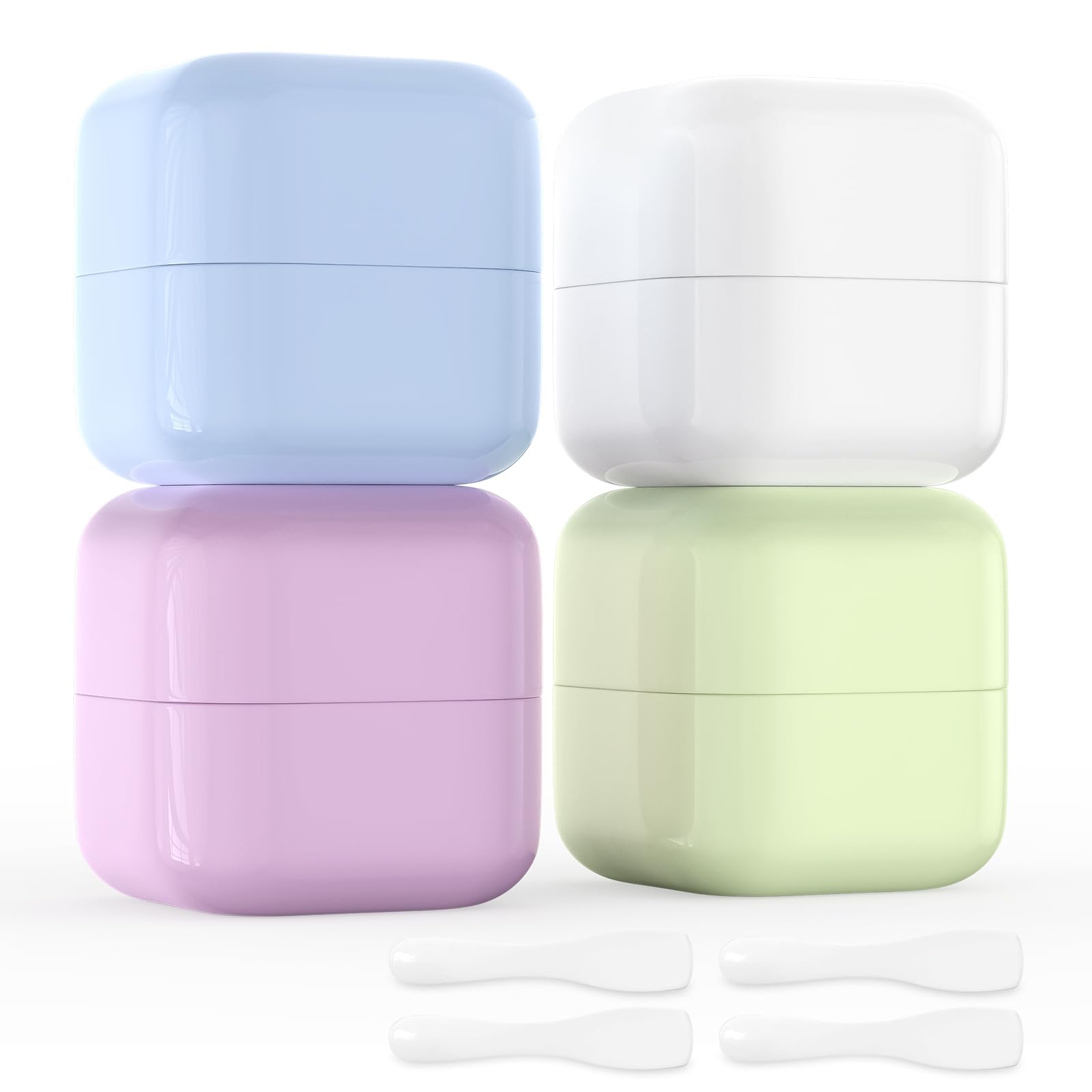 TSA Approved 1oz Travel Size Containers - Leak-Proof Toiletry Bottles for Cosmetic, Face, Hand & Body Cream - Perfect for Air Travel, Camping & Gym Essentials