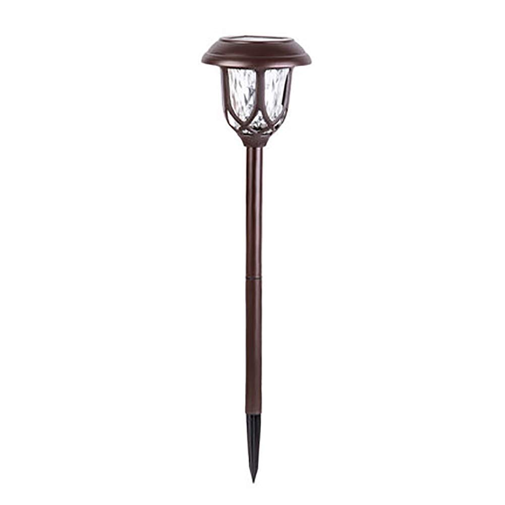 Solar Powered Garden Lights - Waterproof Outdoor Pathway Lamps with Glass Design for Lawn, Yard & Street Decoration | Perfect for Courtyard Lighting, Walkway Illumination & Landscape Enhancement