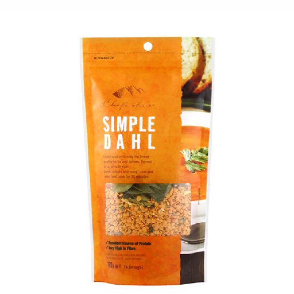 Chef's Choice Simple Dahl - Premium Ready-to-Eat Indian Lentil Dish | Vegan & Gluten-Free | Perfect for Quick Meals, Office Lunches & Healthy Dining