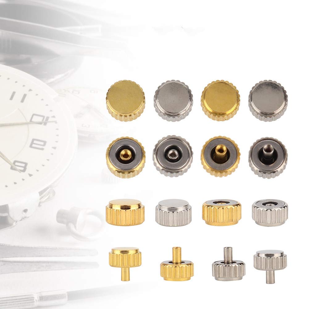 Alucy Professional Watch Crown Replacement - Waterproof Portable Spare Parts Set for Watch Repair | DIY Watch Accessories for Men & Women | Perfect for Watchmakers, Hobbyists & Home Repairs