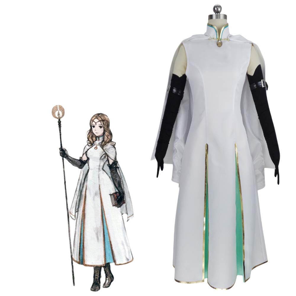 Octopath Traveler Ophelia Cosplay Costume - Full Outfit Set for Anime Game Convention & Halloween Cosplay