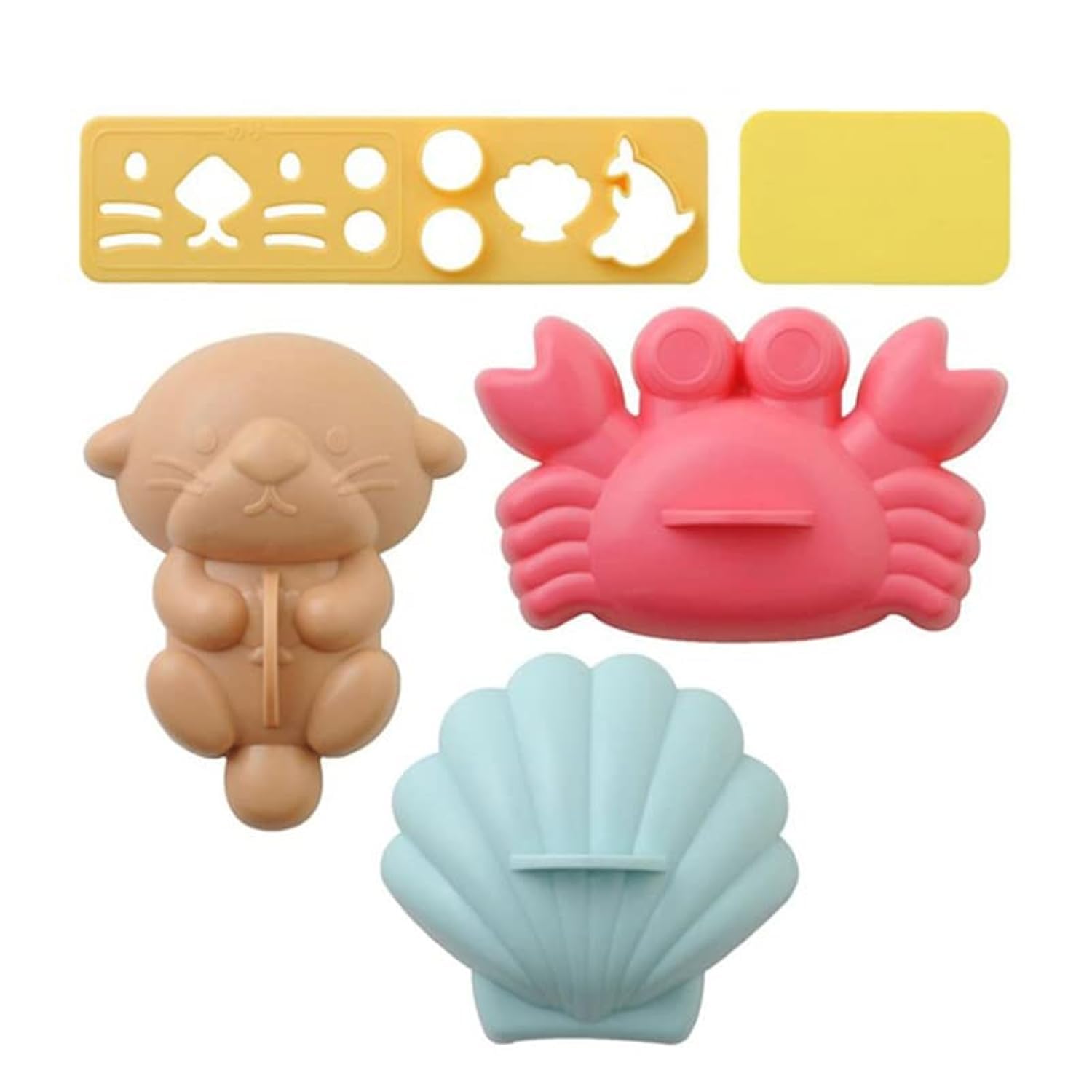 5-Piece Cute Cartoon Sushi Maker Kit - Japanese Rice Mold DIY Sushi Tools for Bento Box Decoration & Party Food Making | Perfect for Home Cooking, Kids Lunch Prep & Asian-Themed Parties