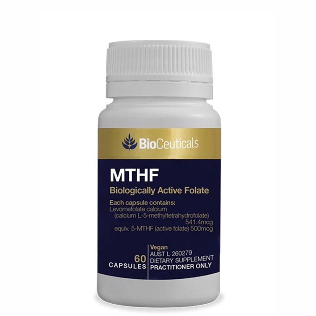 BioCeuticals MTHF Supplement - Methylfolate 1000mcg for Optimal Methylation Support | Supports Heart Health, Mood & Cognitive Function | Ideal for Pregnancy, Detox & Mental Clarity