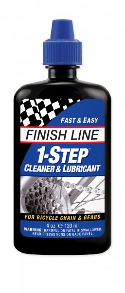 1 Step Cleaner & Lubricant Squeeze Bottle - 4oz (120ml) Multi-Purpose Cleaning Solution for Bike Chains, Tools & Machinery - Perfect for Home, Garage & Workshop Maintenance