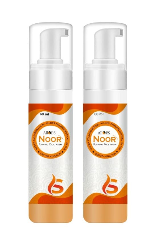 ALLOES Salicylic Acid Foaming Face Wash for Oily & Acne-Prone Skin | Glycolic Acid Anti-Acne Cleanser 100ml (Pack of 2) - Deep Cleansing for Blackheads & Breakouts, Perfect for Daily Skincare Routine
