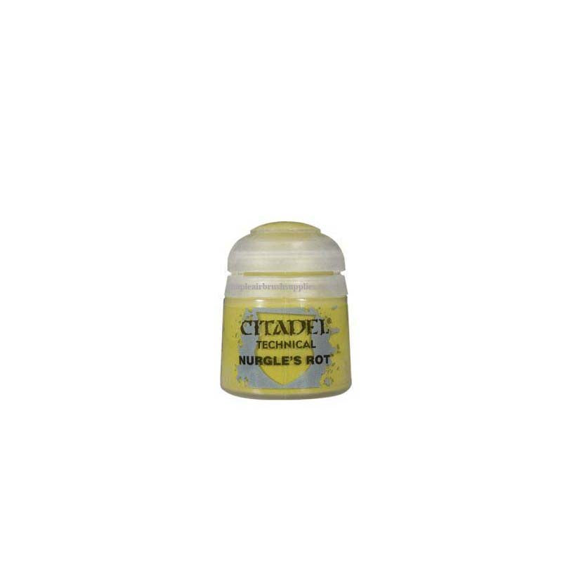Citadel Technical Nurgle's Rot - High-Quality Miniature Paint for Warhammer 40K & AOS Models - Perfect for Detailing Chaos Daemons & Nurgle Armies