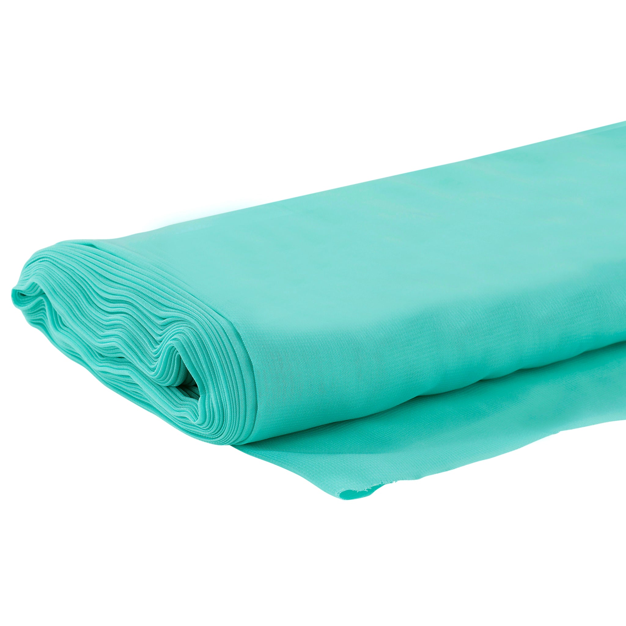Premium Turquoise Chiffon Fabric Bolt - 58