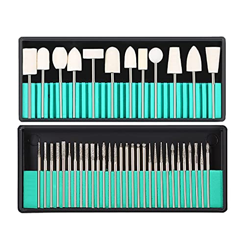 30Pcs Nail Drill Bits Kit for Nail Art Machine - Salon & Home Use